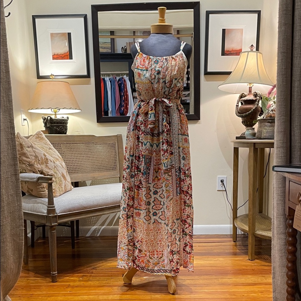 paparazzi Multicolor Boho Print Maxi Dress